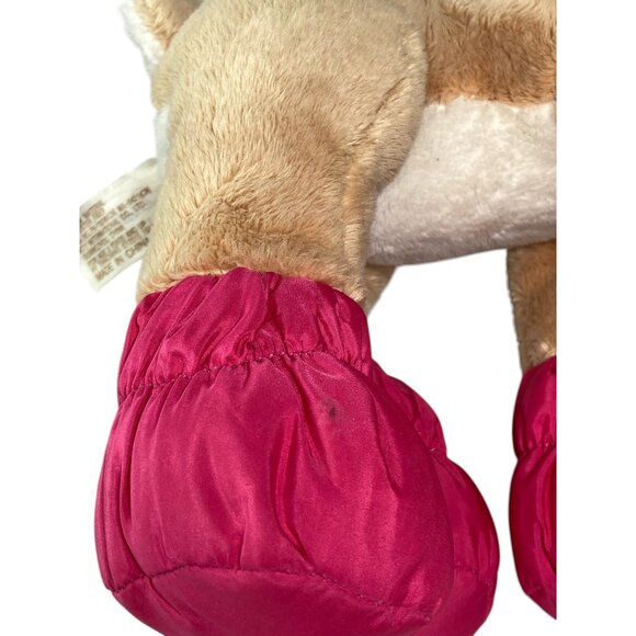 Dan Dee Clarice Plush Rudolph Reindeer 12" Pink Scarf Booties Collectors Choice - Picture 10 of 11